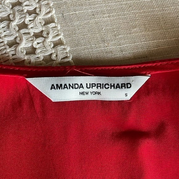 Amanda Uprichard deep v mini dress size small - Picture 7 of 8